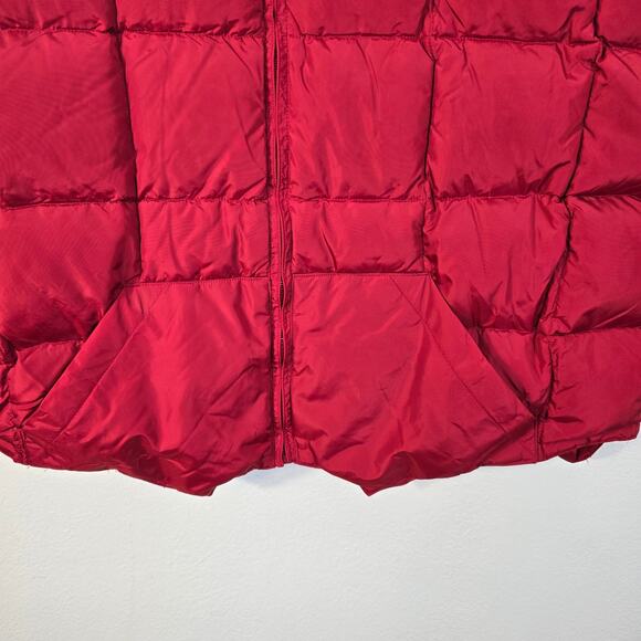 Cabela's Premier Northern Goose Down Vest Men's XLT Red Puffer Zip Up Outdoors - Picture 3 of 12